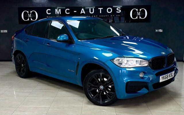 BMW X6 2018 3.0 30D M Sport Edition Suv X Blue