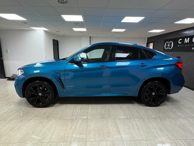 BMW X6 2018 3.0 30D M Sport Edition Suv X YK68KXL Blue #6