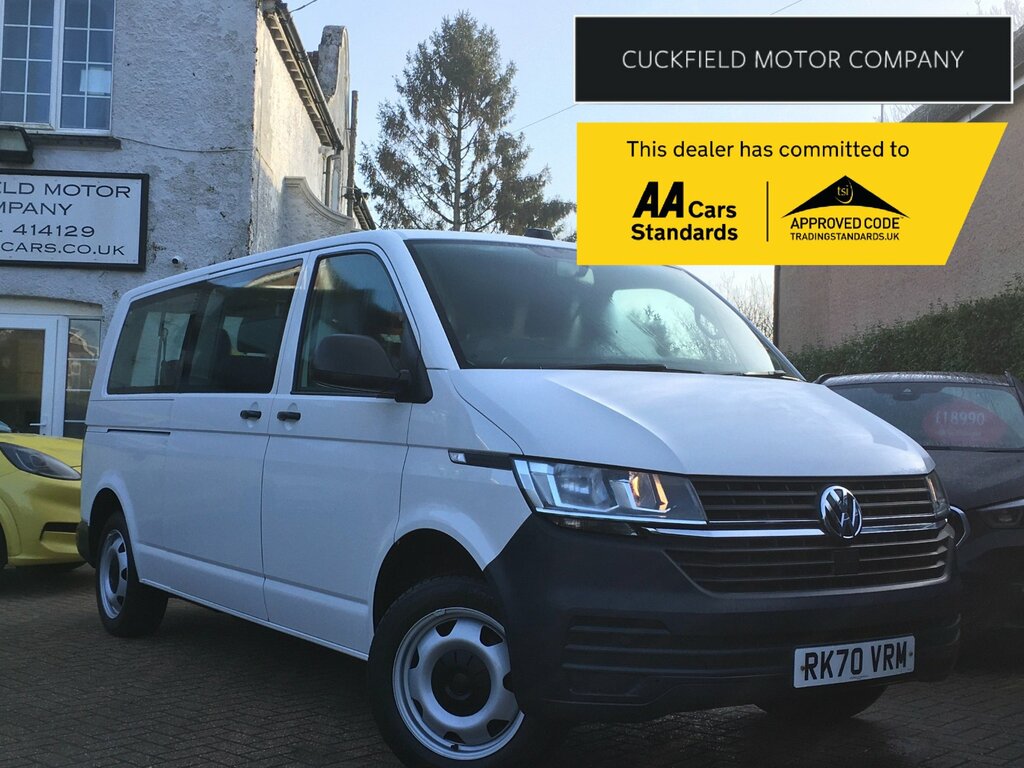 Volkswagen Transporter Shuttle 2.0 Tdi S Minibus Double Cab Lwb White