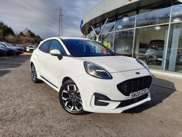 Ford Puma 1.0 Ecoboost Hybrid Mhev St-line X First Ed White