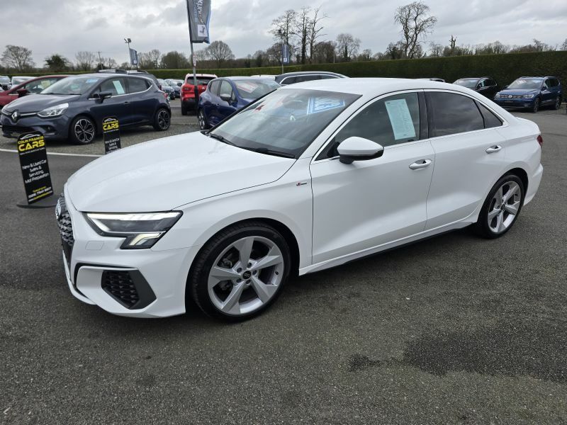 Audi A3 S Line 30 1.0Tfsi Mhev S HG72RKA White #2