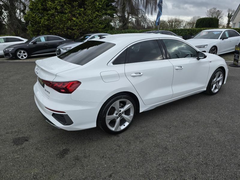 Audi A3 S Line 30 1.0Tfsi Mhev S HG72RKA White #5