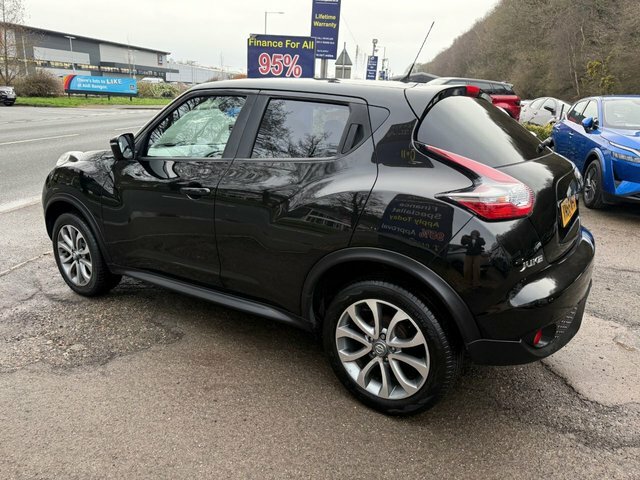 Nissan Juke 2016 66 1.2 Dig-t Tekna Suv Euro VN66WFD Black #5
