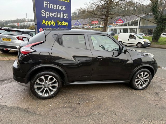 Nissan Juke 2016 66 1.2 Dig-t Tekna Suv Euro VN66WFD Black #4