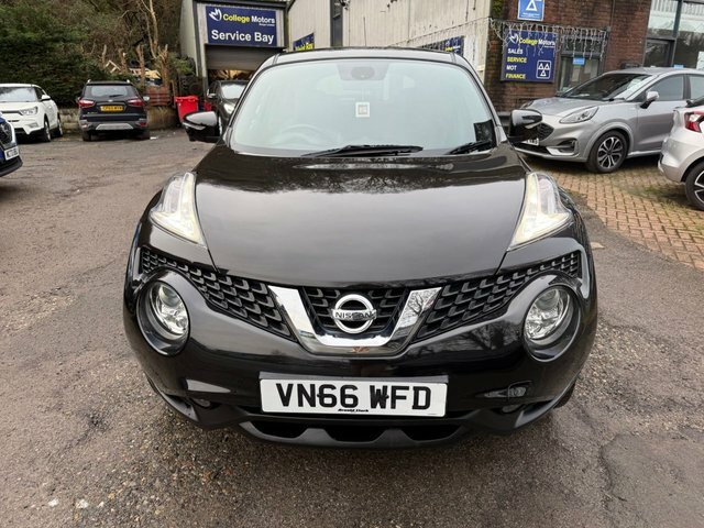 Nissan Juke 2016 66 1.2 Dig-t Tekna Suv Euro VN66WFD Black #2