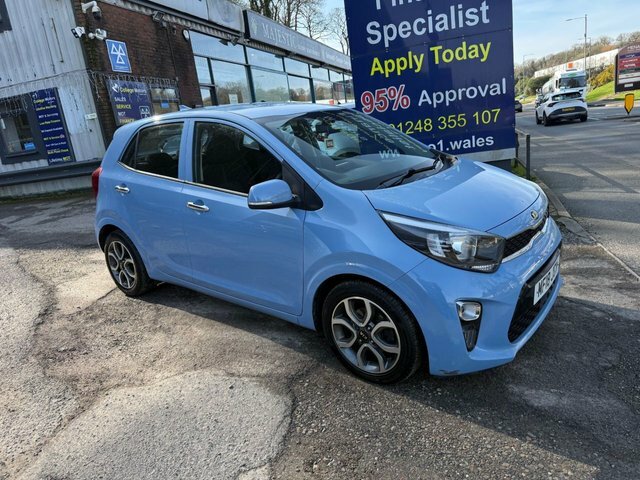 Kia Picanto 2018 18 1.25 3 Hatchback Euro 6 MF18JGY Blue #3