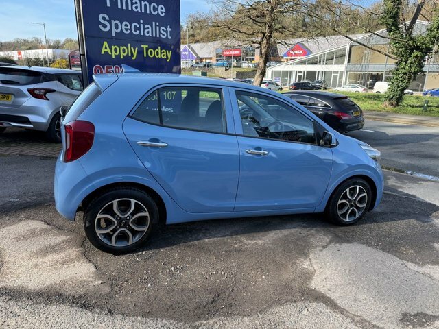 Kia Picanto 2018 18 1.25 3 Hatchback Euro 6 MF18JGY Blue #5