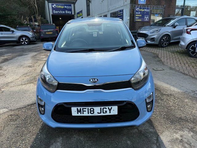 Kia Picanto 2018 18 1.25 3 Hatchback Euro 6 MF18JGY Blue #2