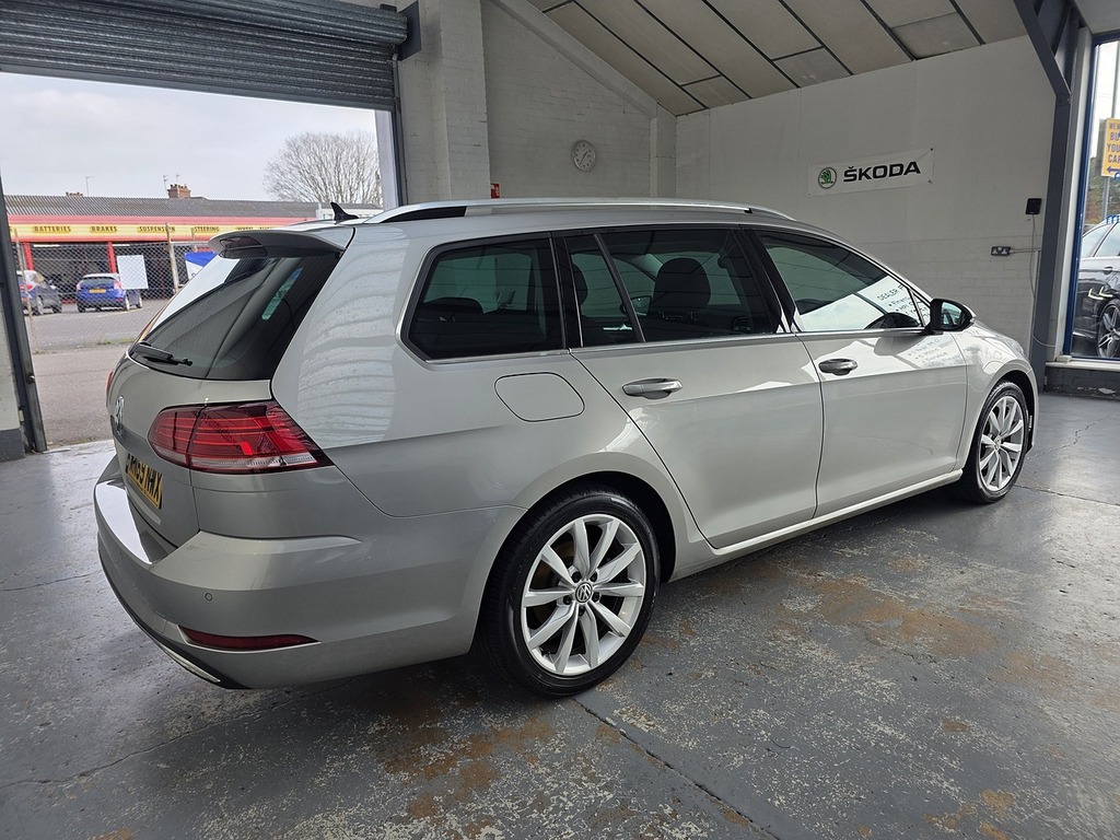 Volkswagen Golf 2.0 Tdi Gt Edition Estate Euro 6 Silver #5