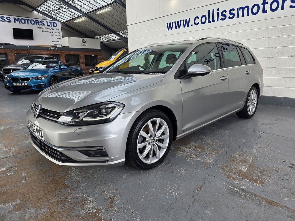 Volkswagen Golf 2.0 Tdi Gt Edition Estate Euro 6 Silver #4