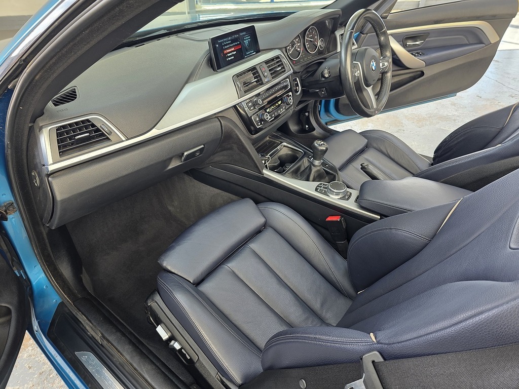 BMW 4 Series 2.0 420D M Sport Convertible Eur Blue #4