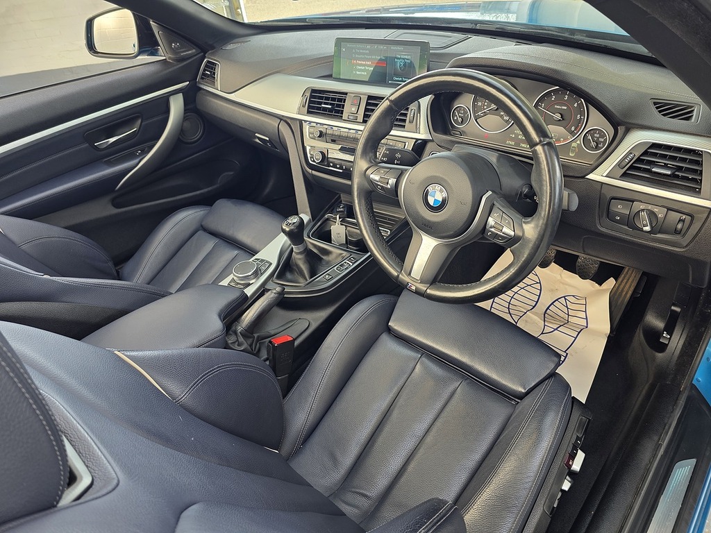 BMW 4 Series 2.0 420D M Sport Convertible Eur Blue #2