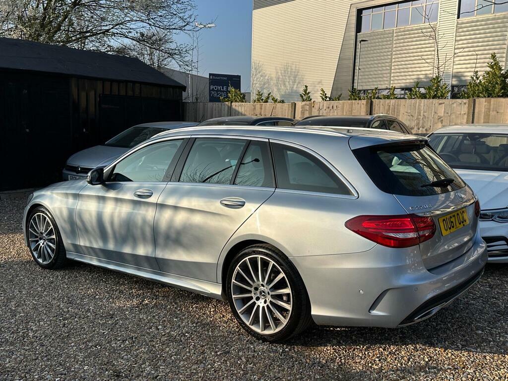 Mercedes-Benz C Class 2.1 C220d Amg Line G-tronic Euro 6 S S OU67OJC Silver #4