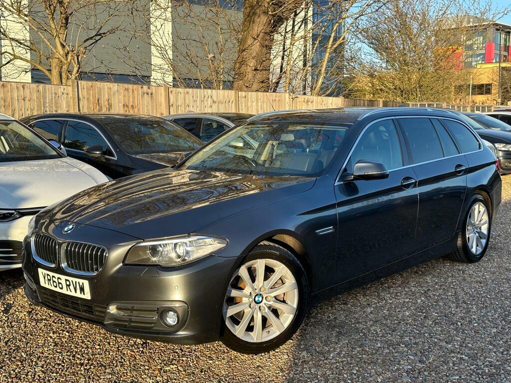 BMW 5 Series 2.0 520D Luxury Touring Euro 6 S S YR66RVW Grey #2