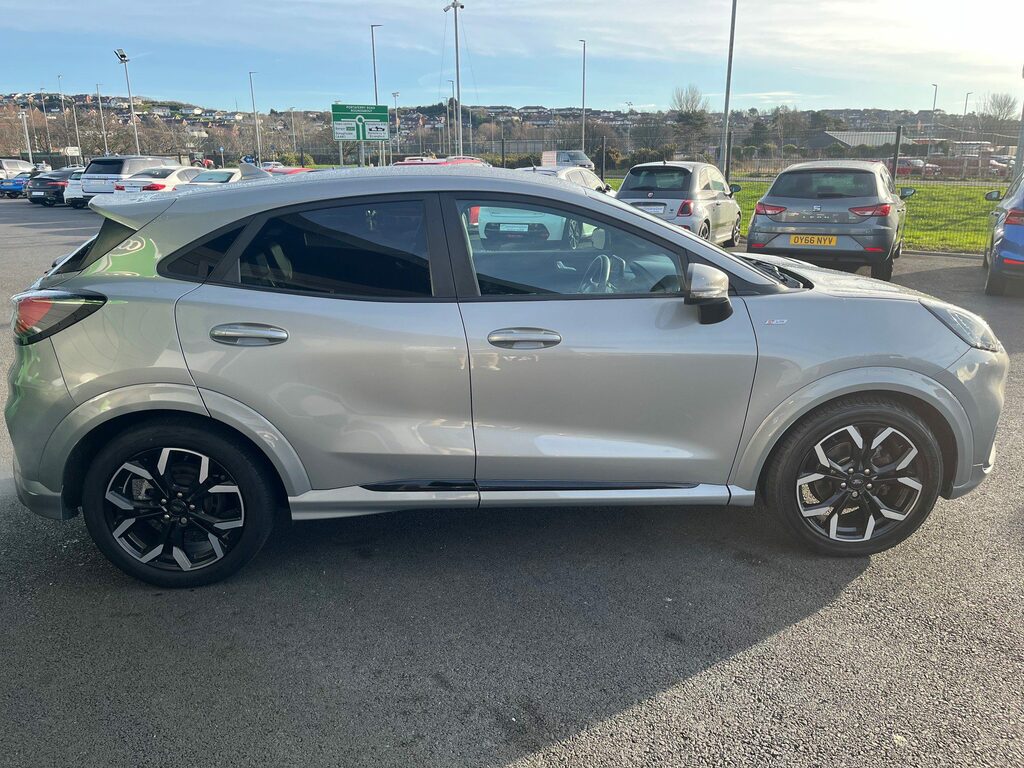 Ford Puma 1.0 Ecoboost Hybrid Mhev 155 St-line X Suv Silver #3