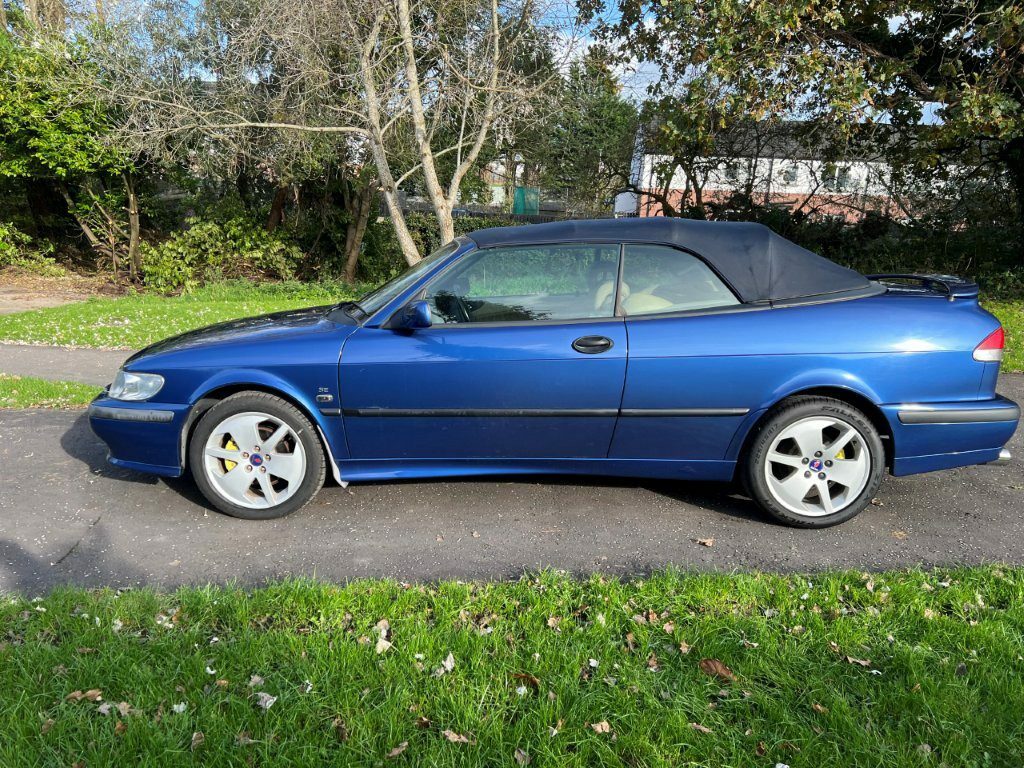 Saab 9-3 Se 2.0 Convertible Blue #6