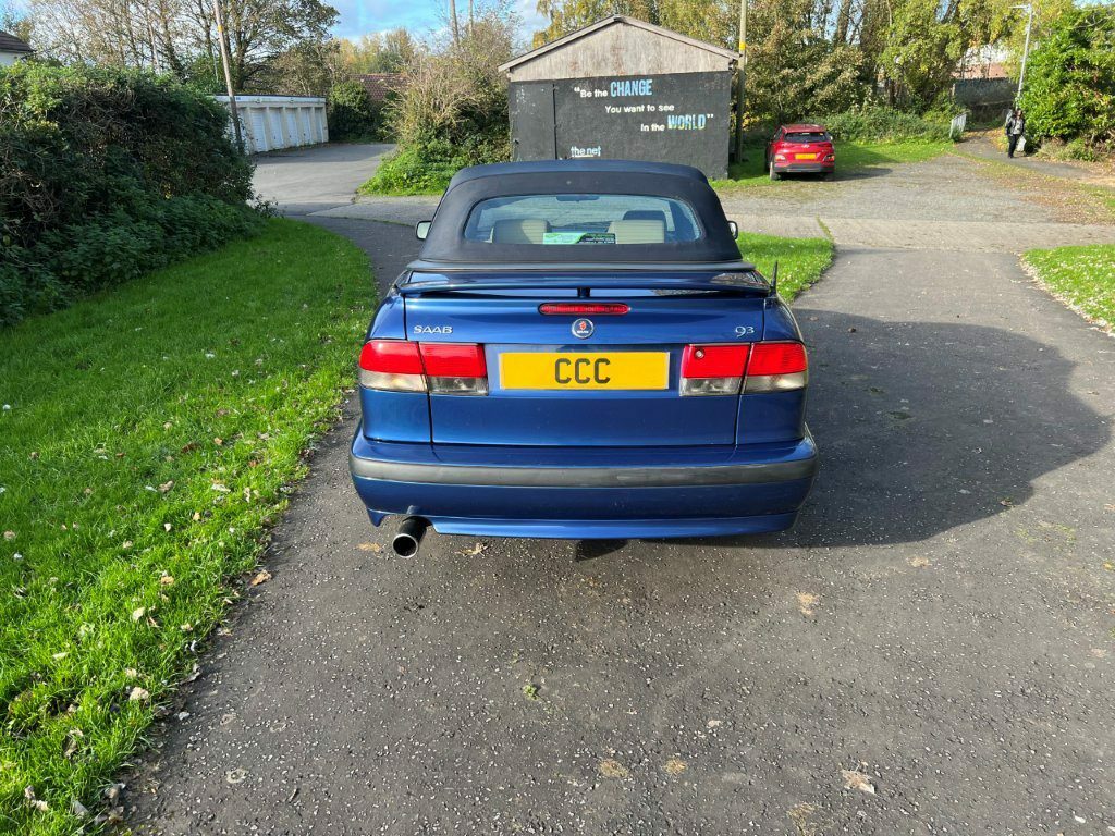 Saab 9-3 Se 2.0 Convertible Blue #4