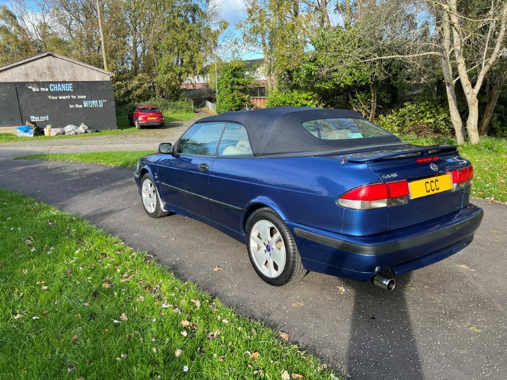 Saab 9-3 Se 2.0 Convertible Blue #5