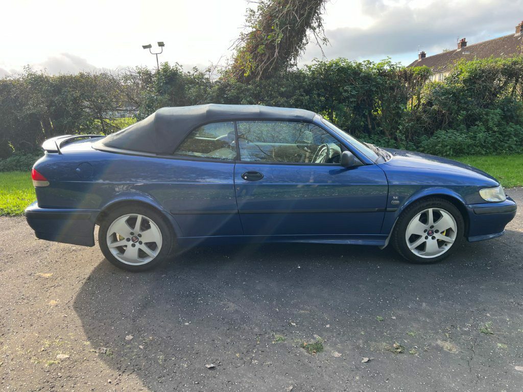 Saab 9-3 Se 2.0 Convertible Blue #2
