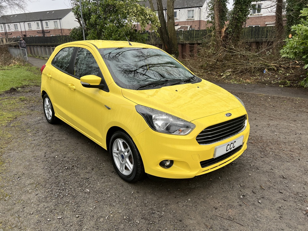 Ford KA+ Zetec Yellow
