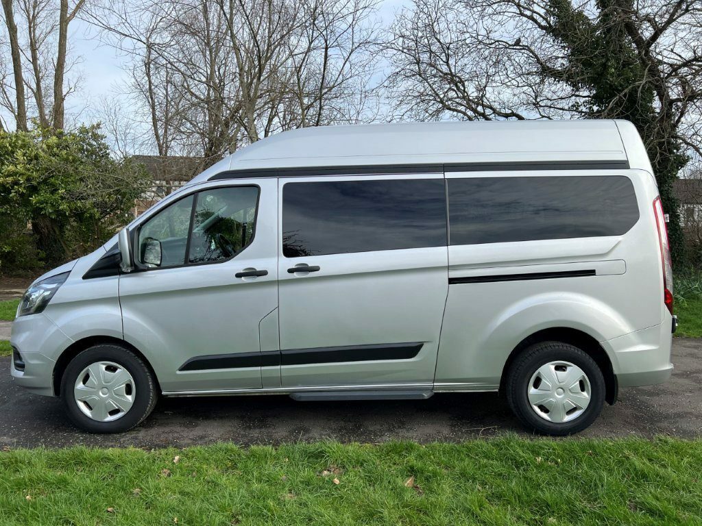 Ford Transit Custom 2.0 320 Ecoblue 130 High Roof L2h2 8-Seat Mini Silver #6