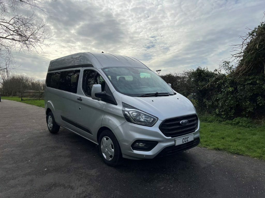 Ford Transit Custom 2.0 320 Ecoblue 130 High Roof L2h2 8-Seat Mini Silver
