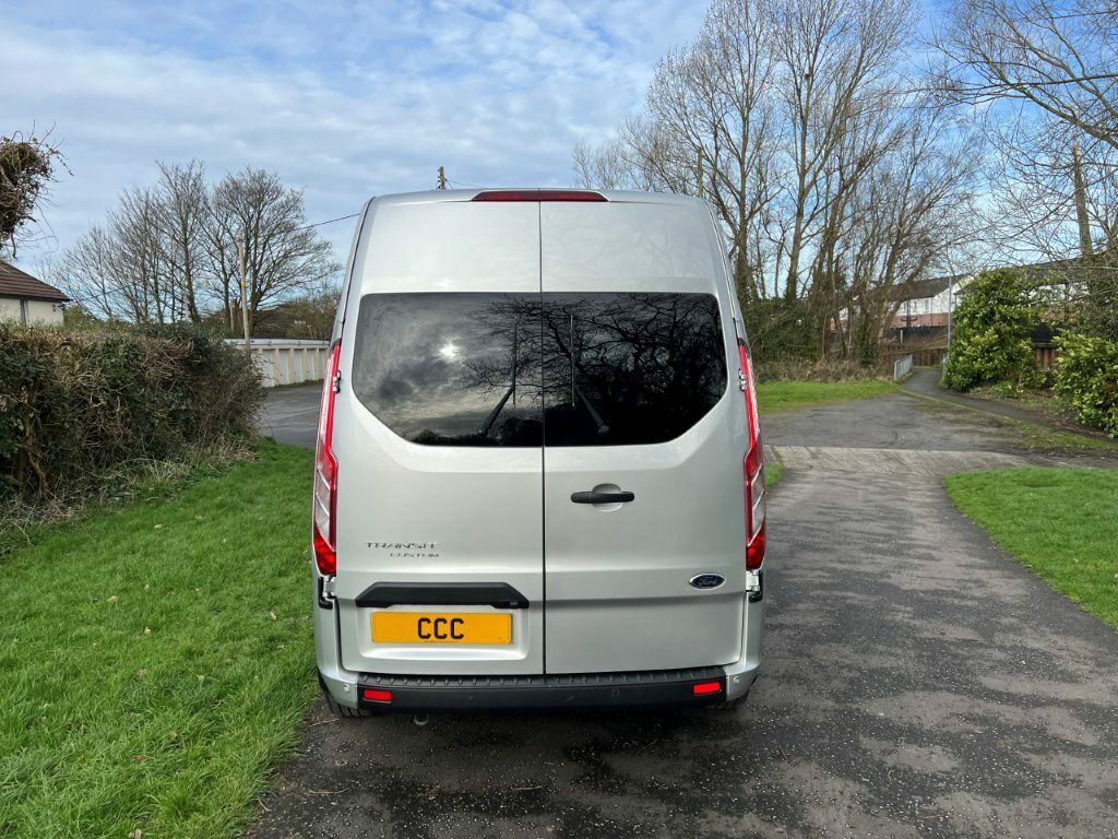 Ford Transit Custom 2.0 320 Ecoblue 130 High Roof L2h2 8-Seat Mini Silver #4