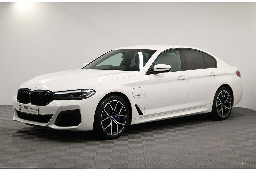 BMW 5 Series 530E M Sport LG22RUW White #3