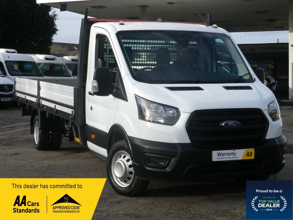 Ford Transit Custom Dropside 2.0 Transit Leader Premium L5dropside 35 White