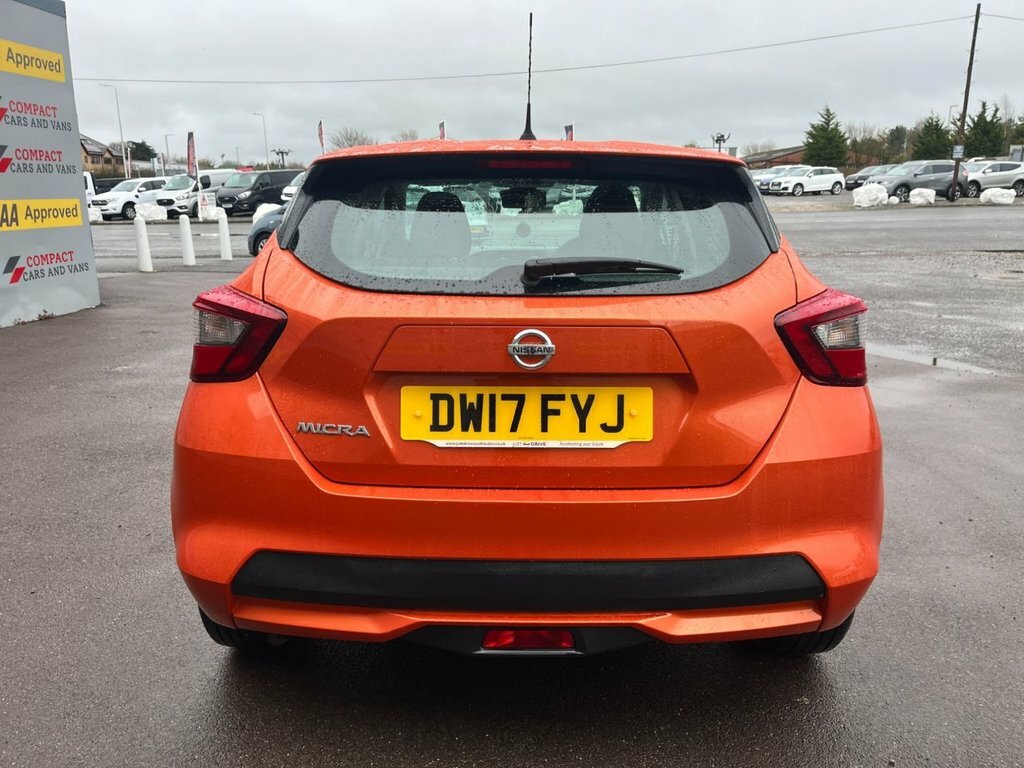 Nissan Micra 1L Acenta DW17FYJ Orange #4