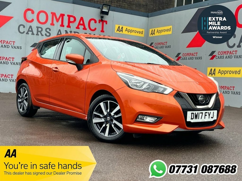 Nissan Micra 1L Acenta Orange