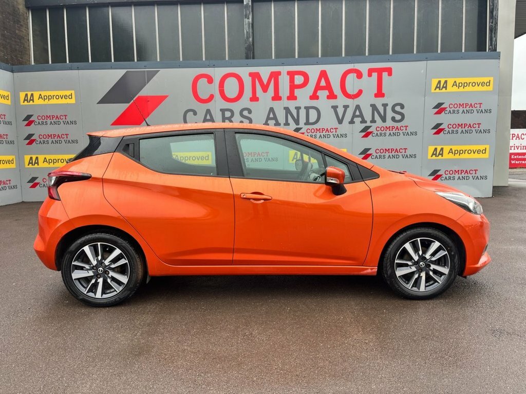 Nissan Micra 1L Acenta DW17FYJ Orange #2