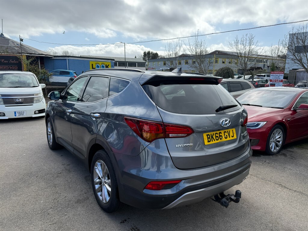 Hyundai Santa Fe Crdi Premium Blue Drive BK66GVJ Silver #4