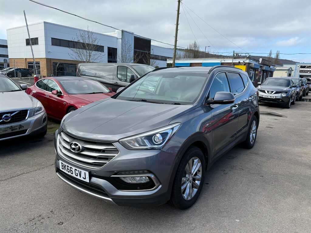 Hyundai Santa Fe Crdi Premium Blue Drive BK66GVJ Silver #3