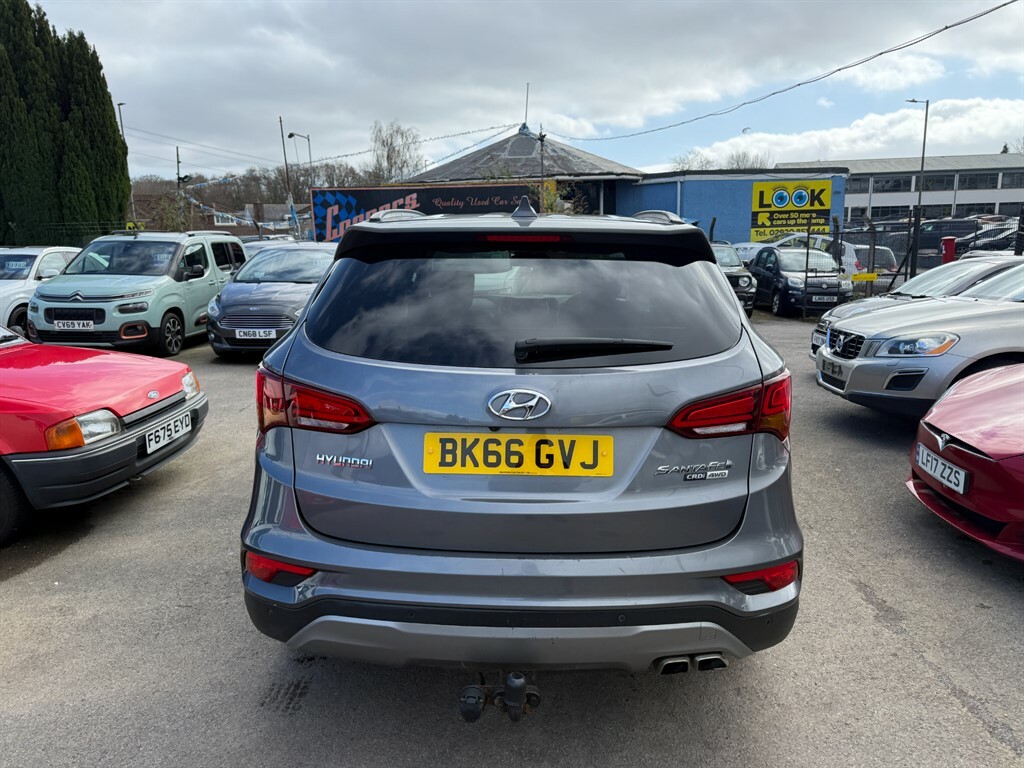 Hyundai Santa Fe Crdi Premium Blue Drive BK66GVJ Silver #5