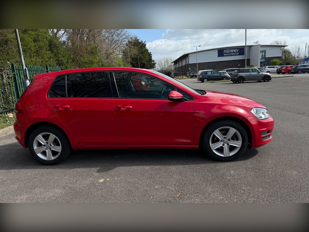 Volkswagen Golf 1.6 Tdi Bluemotion Tech Match Edition Dsg Euro 6 Red #5
