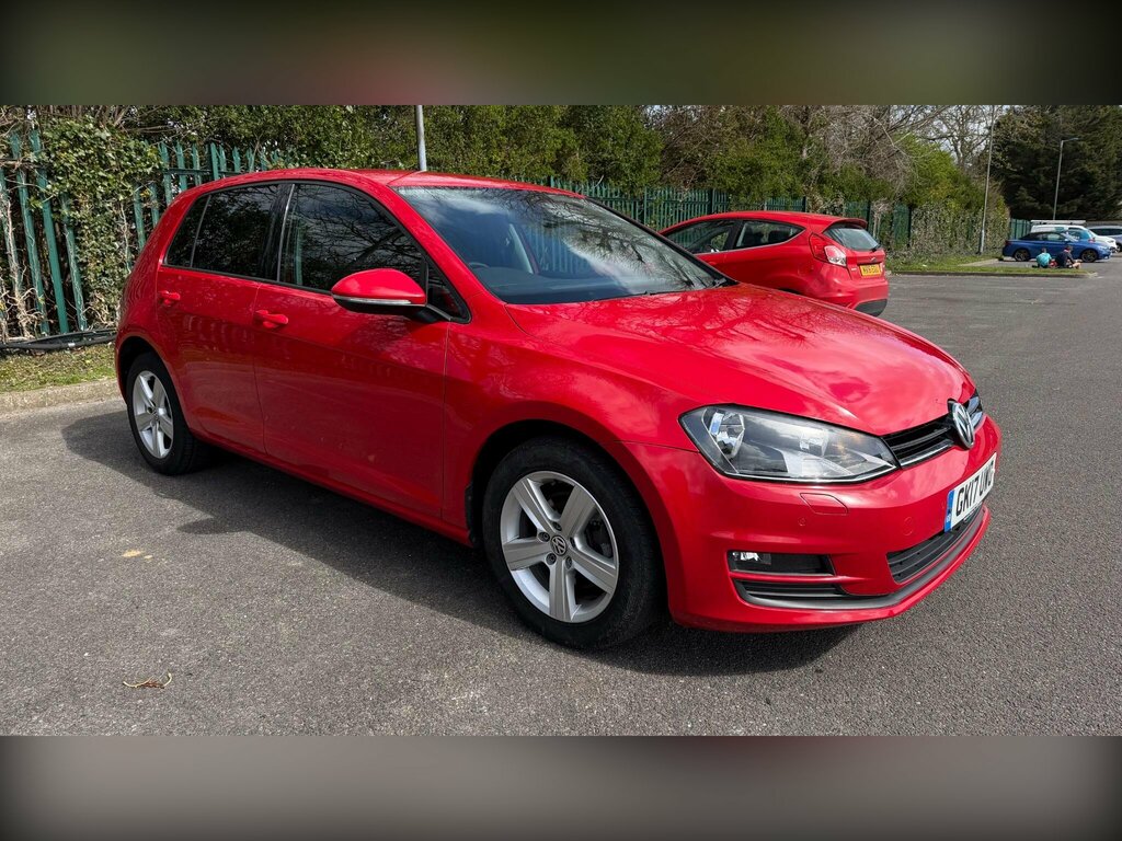 Volkswagen Golf 1.6 Tdi Bluemotion Tech Match Edition Dsg Euro 6 Red #2