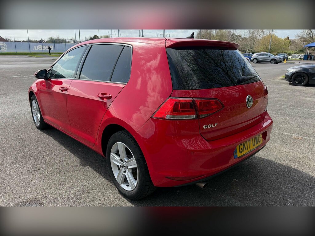 Volkswagen Golf 1.6 Tdi Bluemotion Tech Match Edition Dsg Euro 6 Red #3
