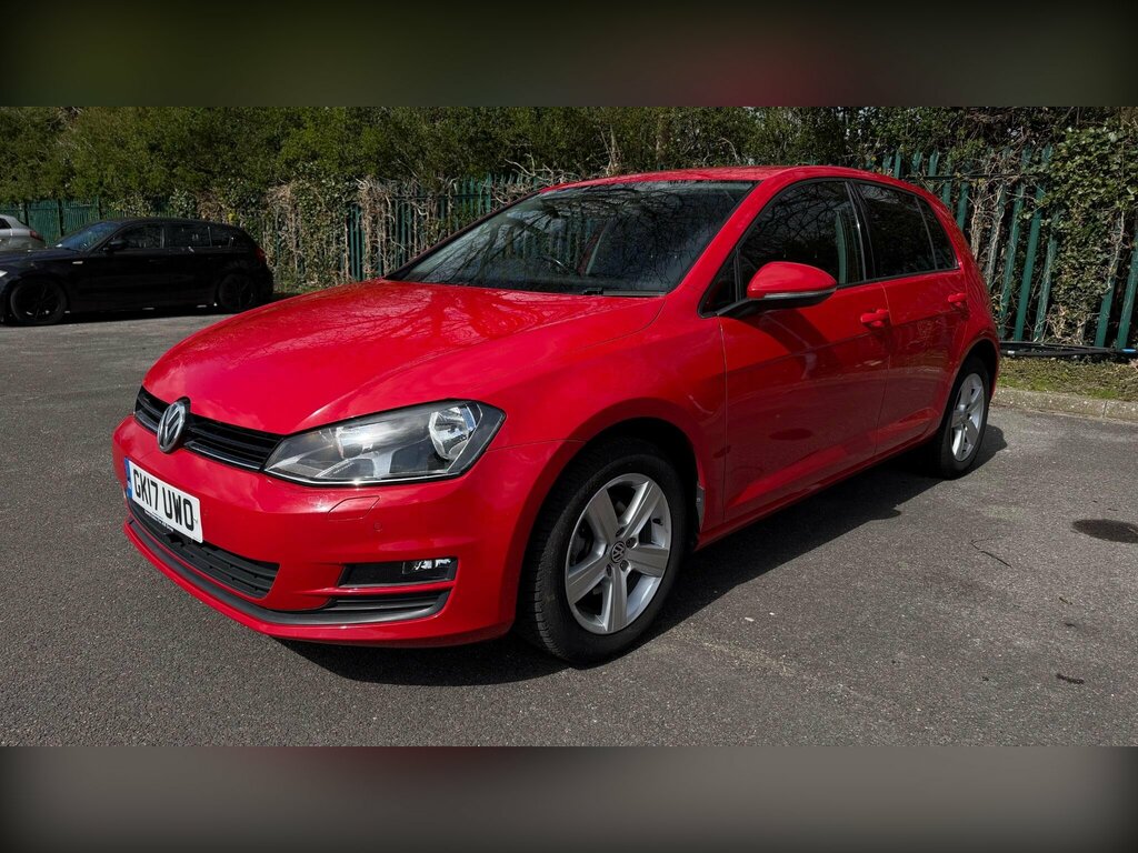 Volkswagen Golf 1.6 Tdi Bluemotion Tech Match Edition Dsg Euro 6 Red