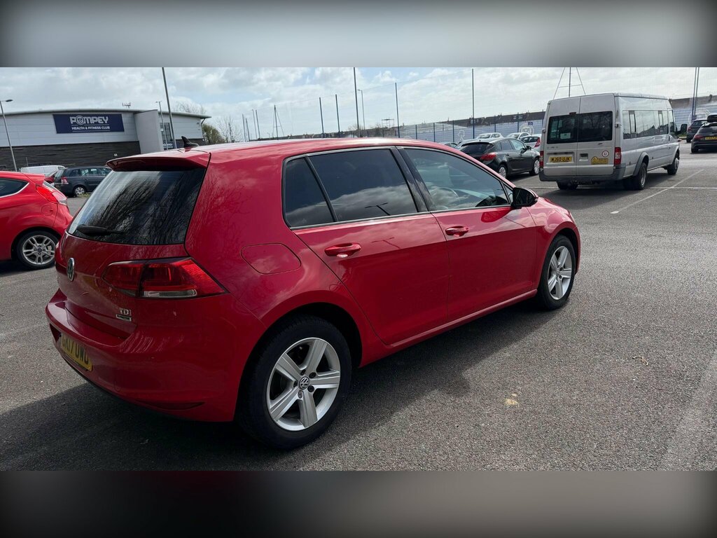 Volkswagen Golf 1.6 Tdi Bluemotion Tech Match Edition Dsg Euro 6 Red #4