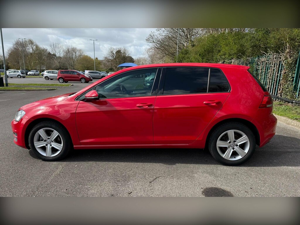 Volkswagen Golf 1.6 Tdi Bluemotion Tech Match Edition Dsg Euro 6 Red #6
