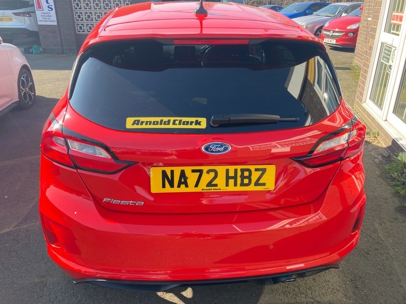 Ford Fiesta 1.0T Ecoboost St-line Hatchback NA72HBZ Red #4