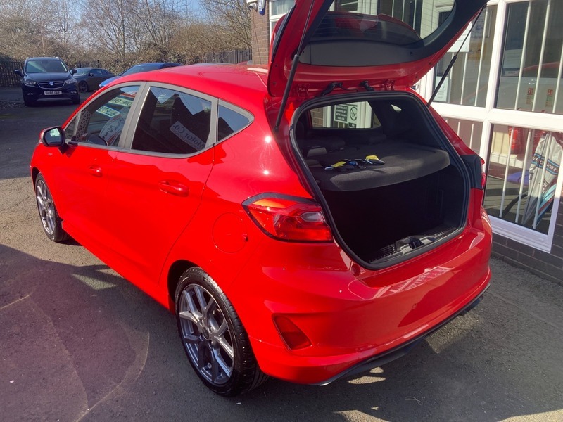 Ford Fiesta 1.0T Ecoboost St-line Hatchback NA72HBZ Red #5