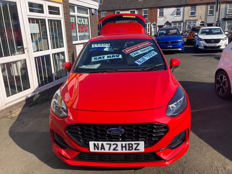 Ford Fiesta 1.0T Ecoboost St-line Hatchback NA72HBZ Red #2