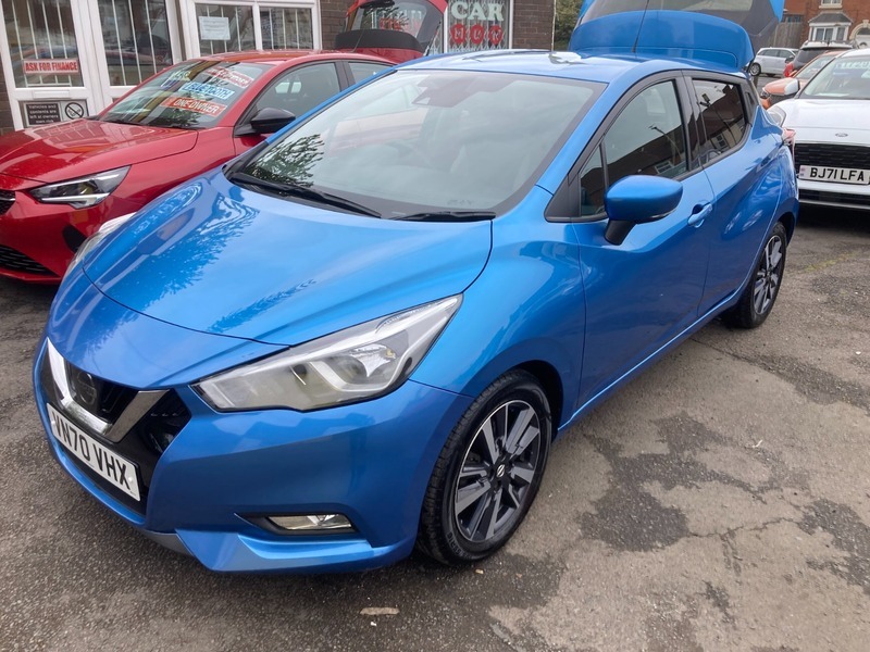 Nissan Micra 1.0 Ig-t Tekna Hatchback Blue