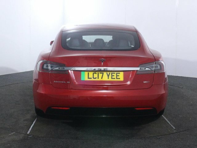 Tesla Model S 90D Dual Motor Hatchback 4Wd Red #6