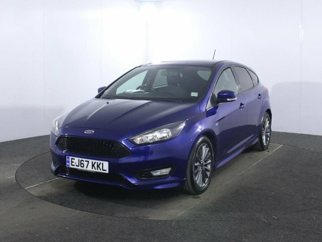Ford Focus 1.0T Ecoboost St-line Hatchback EJ67KKL Blue #3