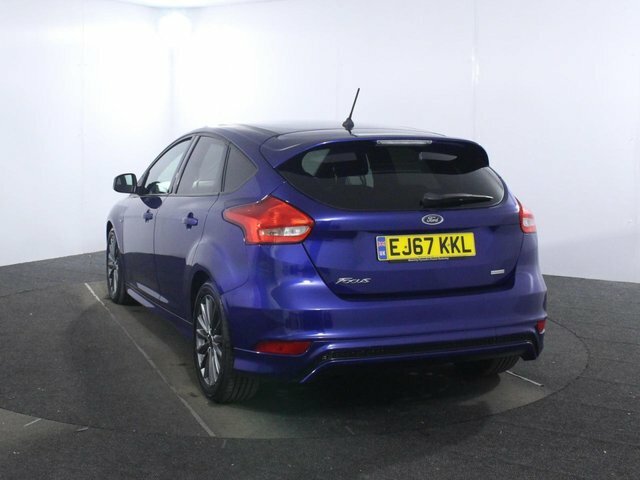 Ford Focus 1.0T Ecoboost St-line Hatchback EJ67KKL Blue #5