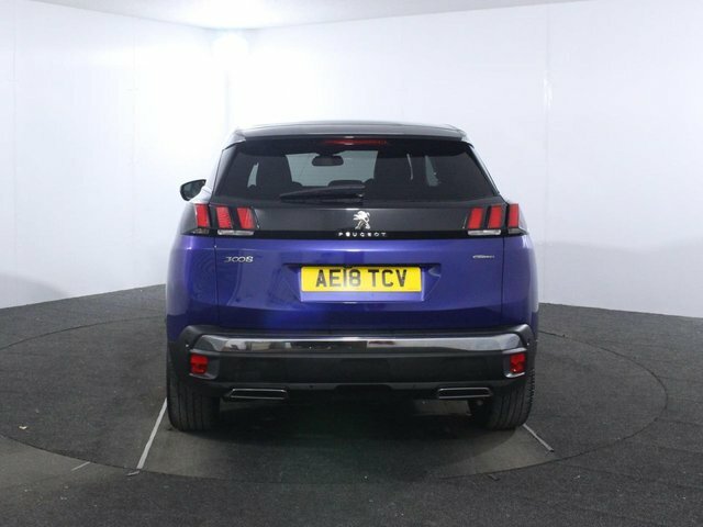 Peugeot 3008 1.2 Puretech Gt Line Suv Euro 6 AE18TCV Blue #6
