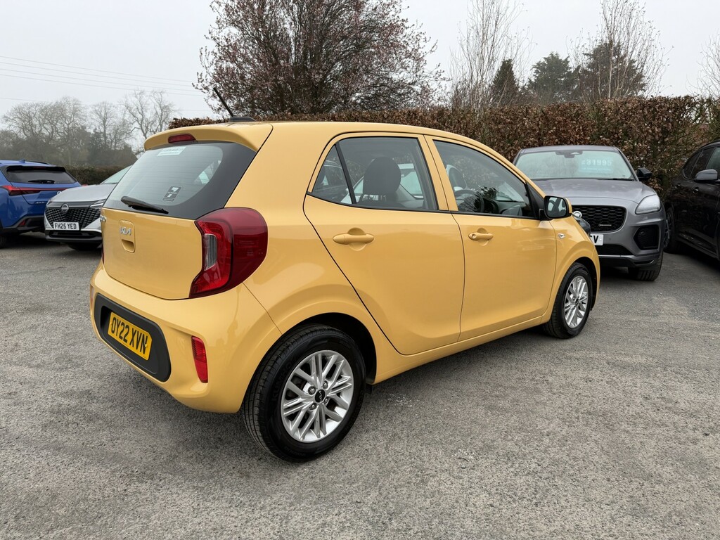 Kia Picanto Hatchback 1.0 Dpi 2 2022 OY22XVN Yellow #6